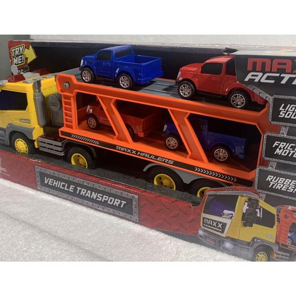 Sunny Days Maxx Action Vehicle Transport Hauler with Lights & Sounds NEW! - Picture 2 of 8